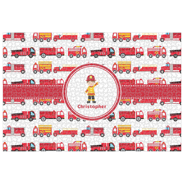 Custom Firetrucks Jigsaw Puzzle - 1000-piece (Personalized)