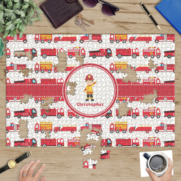 Firetrucks Jigsaw Puzzle 1014 Piece - In Context