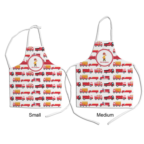 Firetrucks Kid's Aprons - Comparison