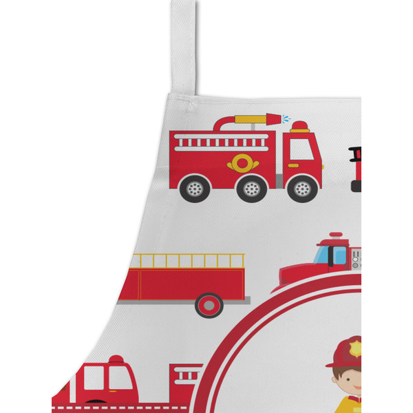 Firetrucks Kid's Aprons - Detail