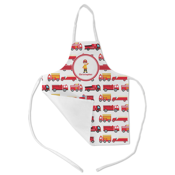 Firetrucks Kid's Aprons - Medium - Main (med/lrg)