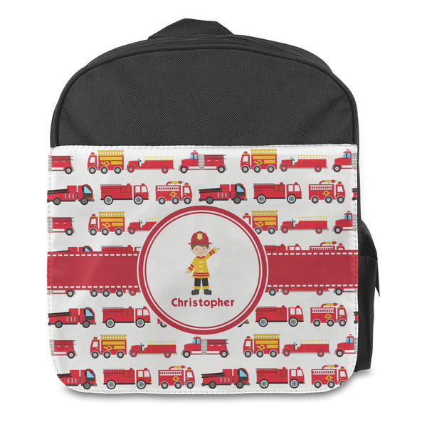 Firetrucks Kids Backpack - Front