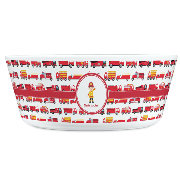 Firetrucks Kids Bowls - FRONT