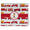 Firetrucks Kitchen Towel - Poly Cotton w/ Name or Text