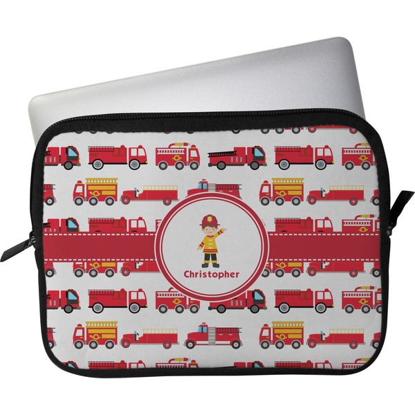 Custom Firetrucks Laptop Sleeve / Case - 11" (Personalized)