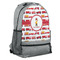 Firetrucks Large Backpack - Gray - Angled View