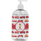 Firetrucks Plastic Soap / Lotion Dispenser (16 oz - Large - White) (Personalized)