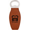 Firetrucks Leatherette Bottle Opener - Double Sided (Personalized)