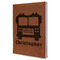Firetrucks Leather Sketchbook (Personalized)