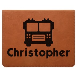 Firetrucks Leatherette 4-Piece Wine Tool Set (Personalized)