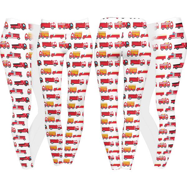 Firetrucks Leggings Turn Around - Apvl