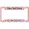 Firetrucks License Plate Frame (Personalized)