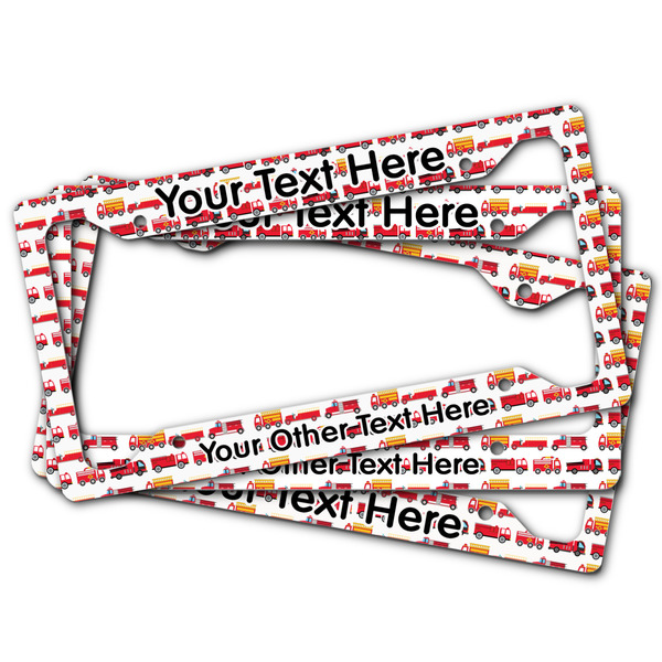 Firetrucks License Plate Frames - (PARENT MAIN)