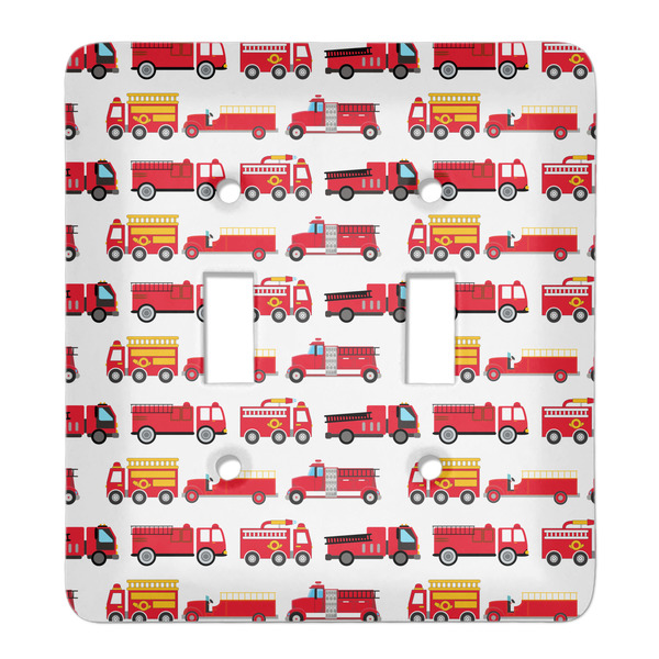 Custom Firetrucks Light Switch Cover (2 Toggle Plate)