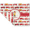 Firetrucks Double-Sided Linen Placemat - Single w/ Name or Text