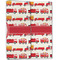 Firetrucks Linen Placemat - Folded Half (double sided)