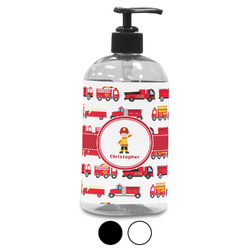 Firetrucks Plastic Soap / Lotion Dispenser (Personalized)
