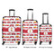 Firetrucks Luggage Bags all sizes - With Handle