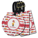Firetrucks Plastic Luggage Tag (Personalized)