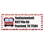 Firetrucks Return Address Labels (Personalized)