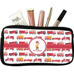 Firetrucks Makeup / Cosmetic Bag - Small (Personalized)