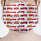 Firetrucks Mask - Pleated (new) Front View on Girl