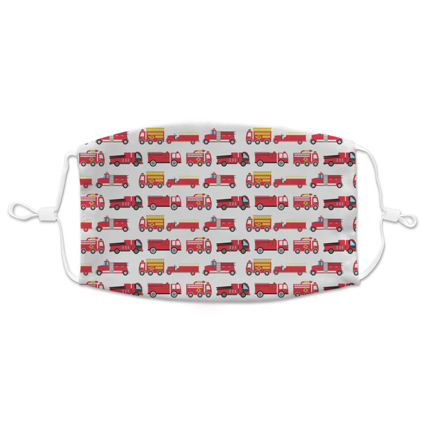 Custom Firetrucks Adult Cloth Face Mask - XLarge