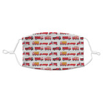 Firetrucks Adult Cloth Face Mask - Standard