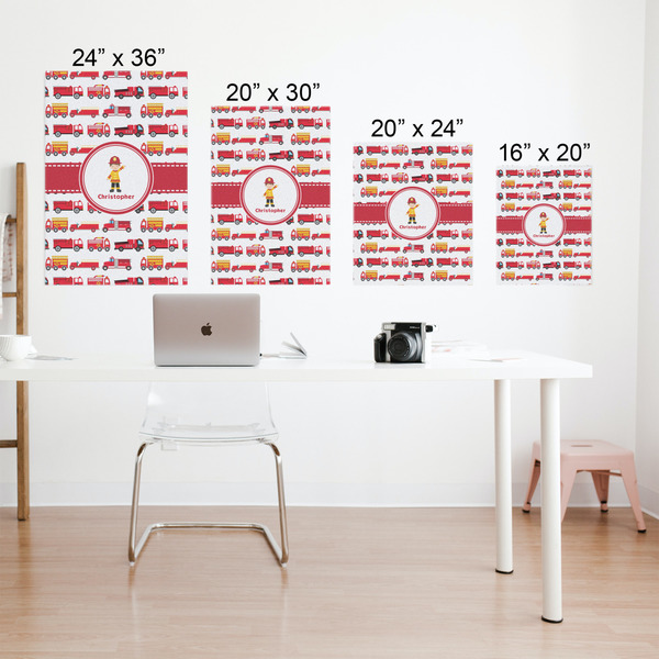 Firetrucks Matte Poster - Sizes