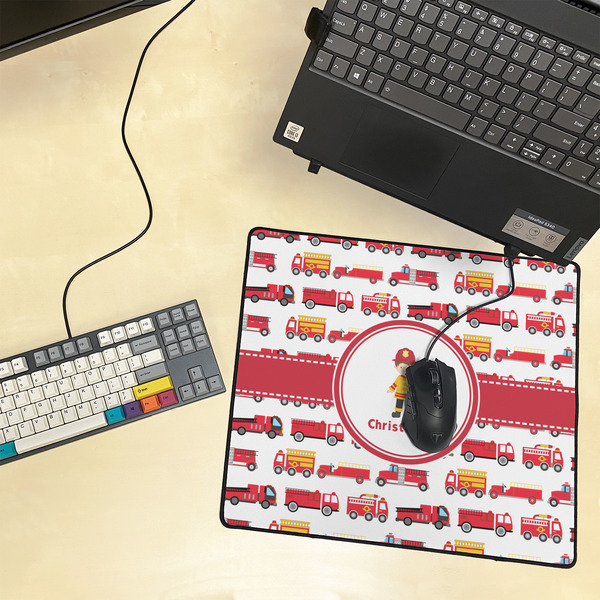 Firetrucks Medium Gaming Mats - LIFESTYLE
