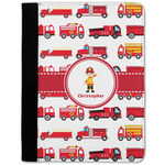 Firetrucks Notebook Padfolio w/ Name or Text