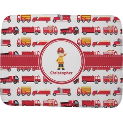 Firetrucks Memory Foam Bath Mat - 48"x36" (Personalized)