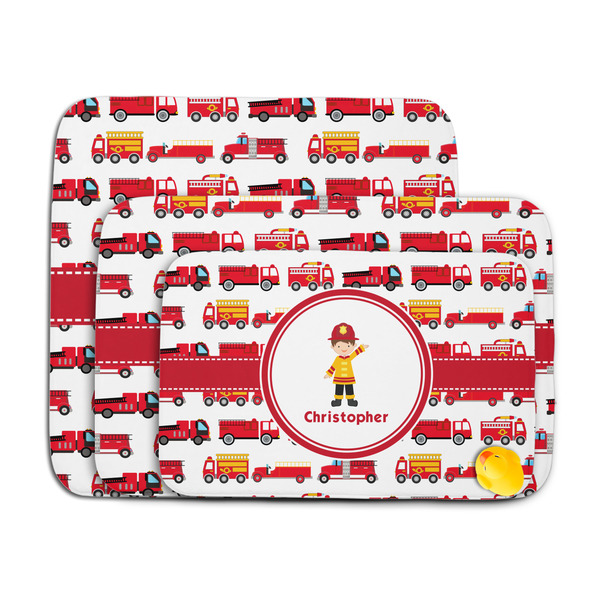Firetrucks Memory Foam Bath Mat - MAIN PARENT