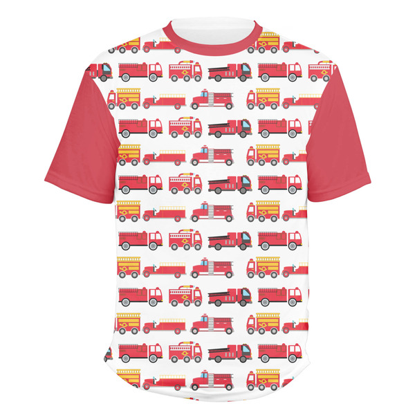 Custom Firetrucks Men's Crew T-Shirt