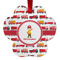 Firetrucks Metal Paw Ornament - Double Sided w/ Name or Text
