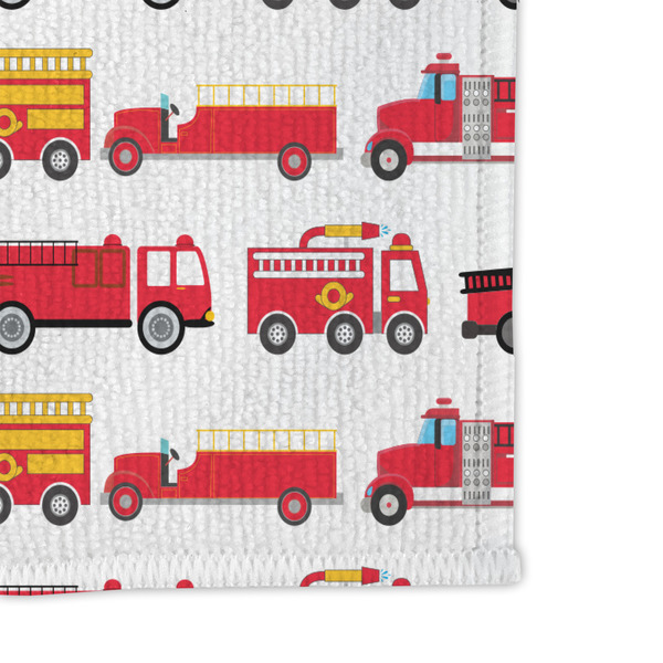 Firetrucks Microfiber Dish Rag - DETAIL