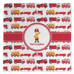 Firetrucks Microfiber Dish Towel (Personalized)