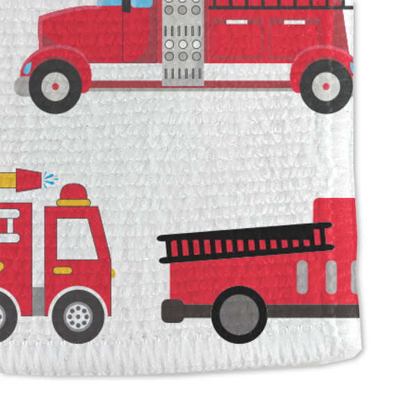 Firetrucks Microfiber Dish Towel - DETAIL