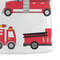 Firetrucks Microfiber Dish Towel - DETAIL