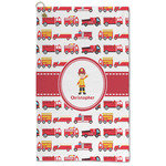 Firetrucks Microfiber Golf Towel (Personalized)