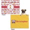 Firetrucks Microfleece Dog Blanket - Regular - Front & Back