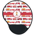 Firetrucks Mouse Pad with Wrist Support
