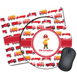 Firetrucks Mouse Pad (Personalized)