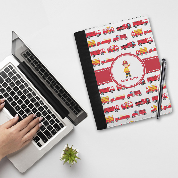 Firetrucks Notebook Padfolio - LIFESTYLE (large)