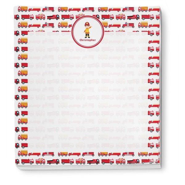 Firetrucks Notepad - Apvl