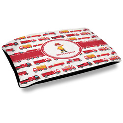 Firetrucks Outdoor Dog Bed - Large (Personalized)
