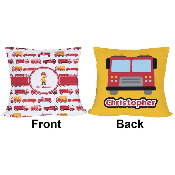 Firetrucks Outdoor Pillow - 20x20