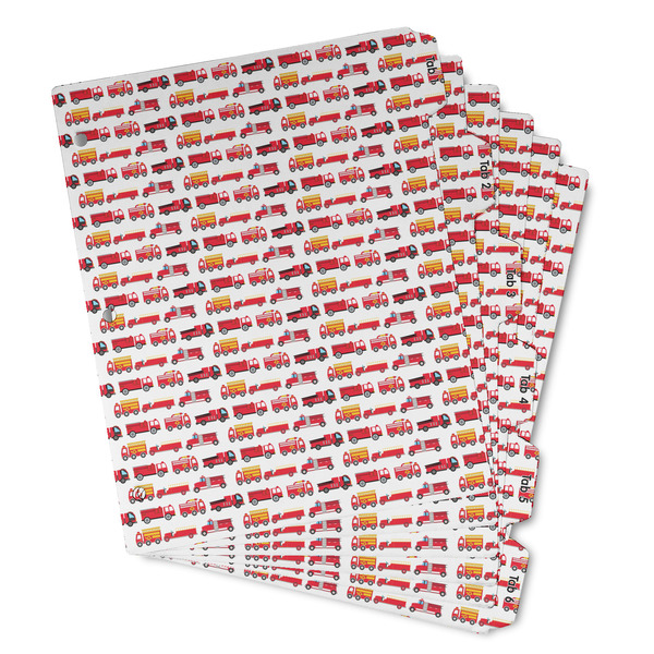 Firetrucks Page Dividers - Set of 6 - Main/Front