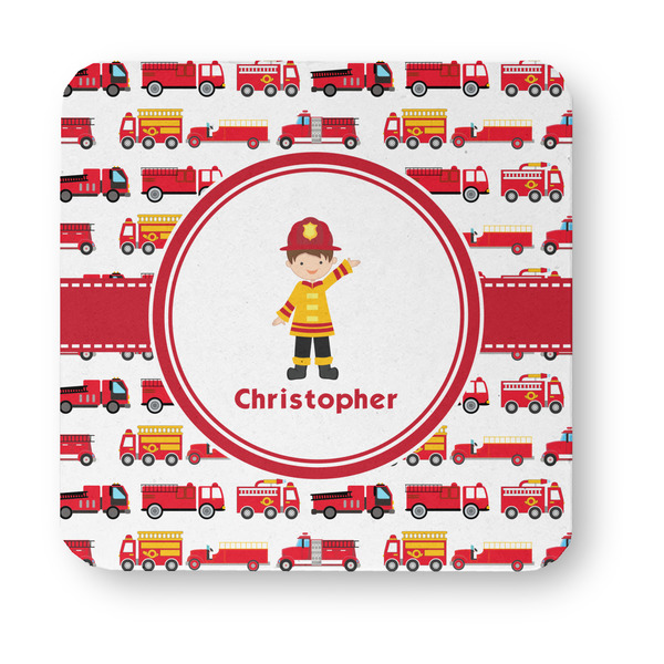 Firetrucks Paper Coasters - Approval