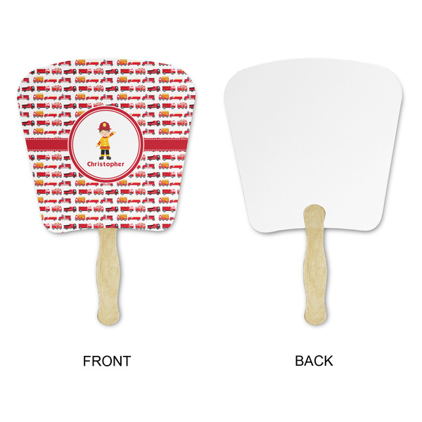 Firetrucks Paper Fans - Approval